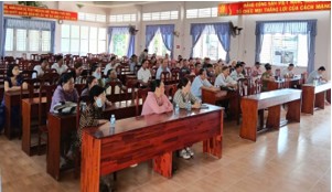 Trà Ôn: Công bố Quyết định phê duyệt dự án Gia cố chống sạt lở bờ sông Trà Ôn (đoạn từ trước chợ Tích Thiện đến trường Trung học cơ sở Tích Thiện