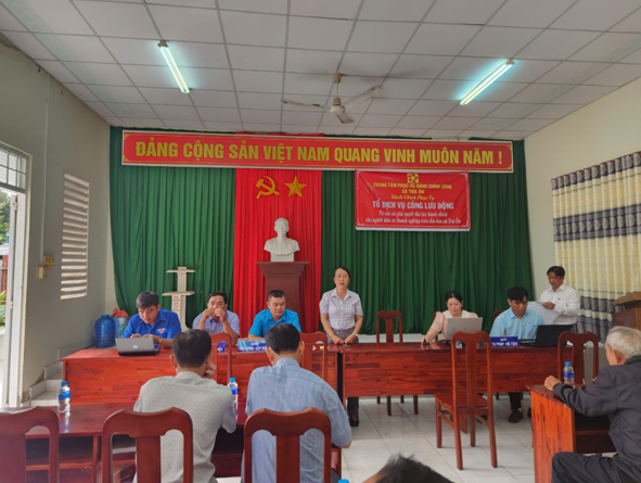 UBND xã Trà Ôn ra quân thực hiện mô hình “Tổ dịch vụ công lưu động” năm 2026