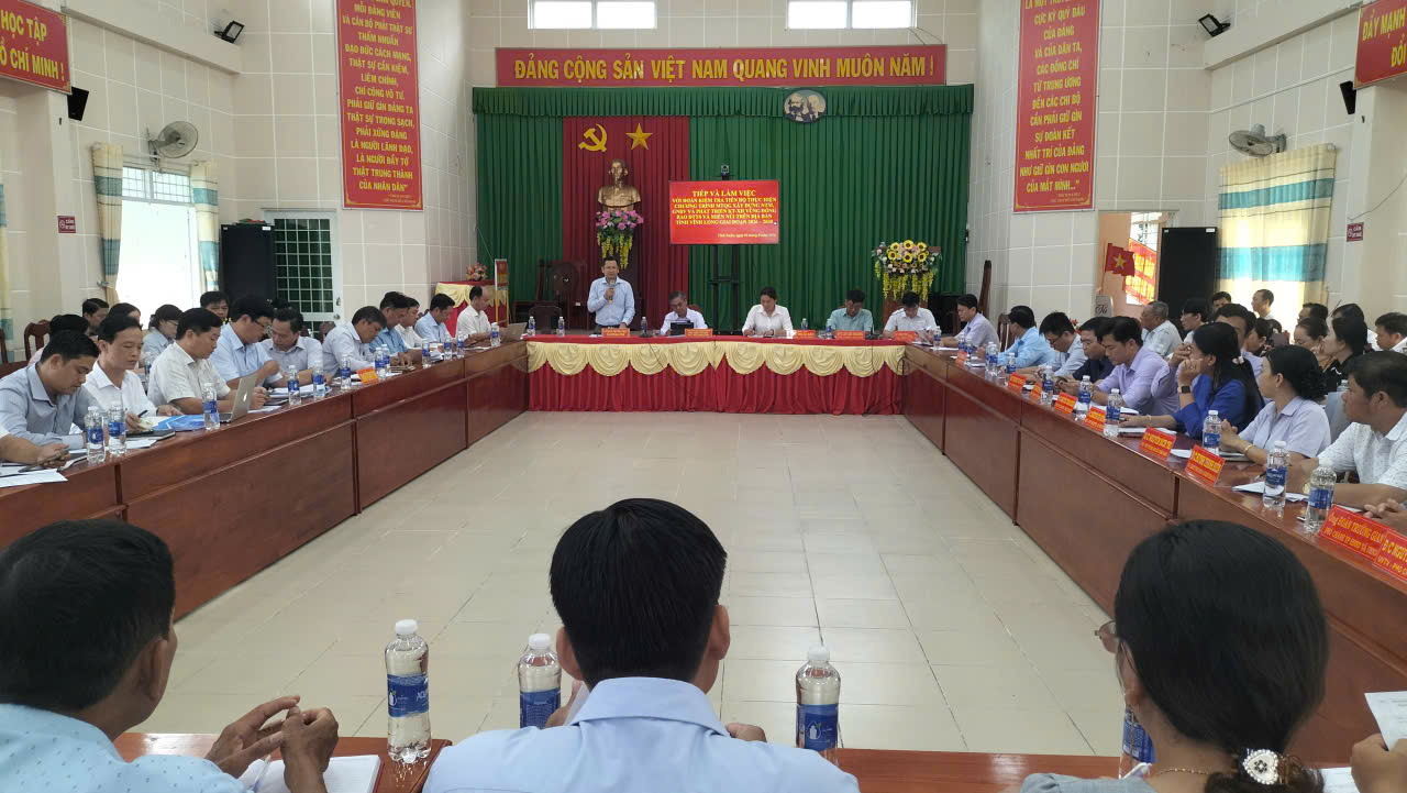 Vĩnh Xuân tập trung tháo gỡ khó khăn, đẩy nhanh tiến độ thực hiện các Chương trình mục tiêu quốc gia