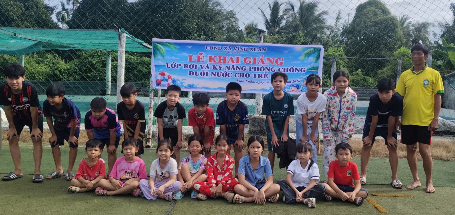 Vĩnh Xuân khai giảng lớp dạy bơi cho trẻ em năm 2026