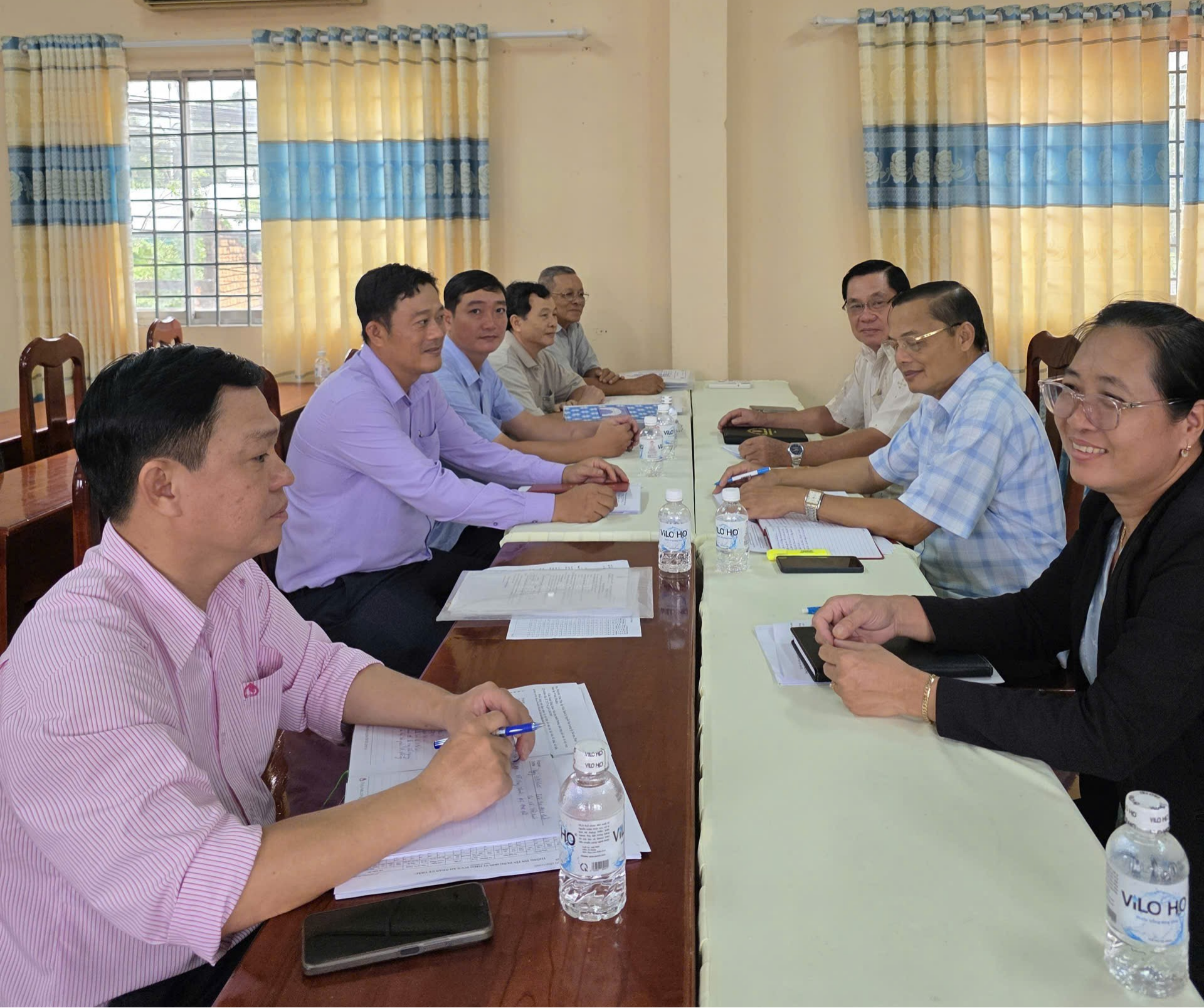 Hội Cựu chiến binh tỉnh Vĩnh Long kiểm tra công tác ủy thác nguồn vốn tín dụng chính sách tại xã Vĩnh Xuân