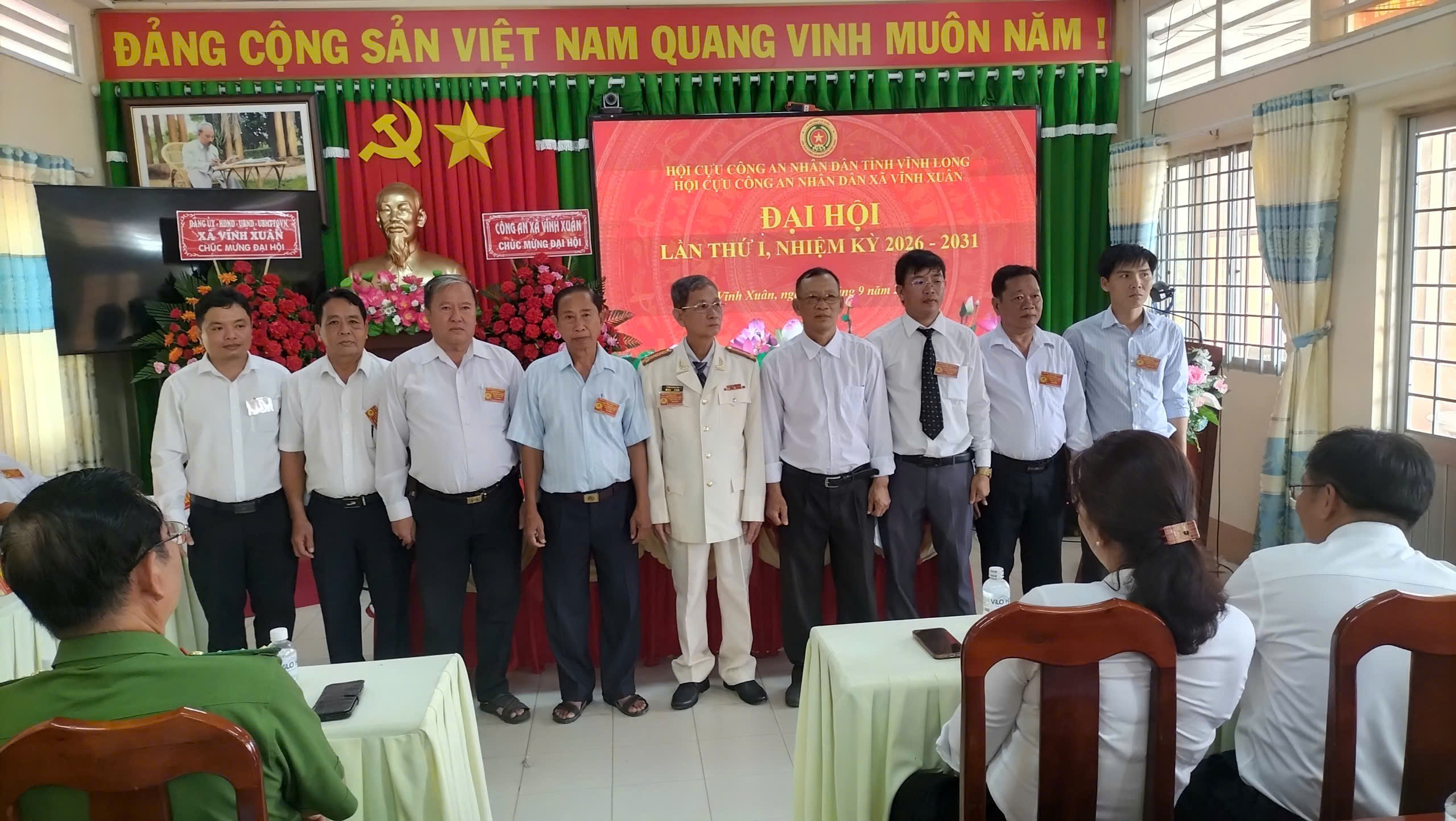 Vĩnh Xuân tổ chức Đại hội Hội Cựu Công an nhân dân lần thứ I, nhiệm kỳ 2026 – 2031