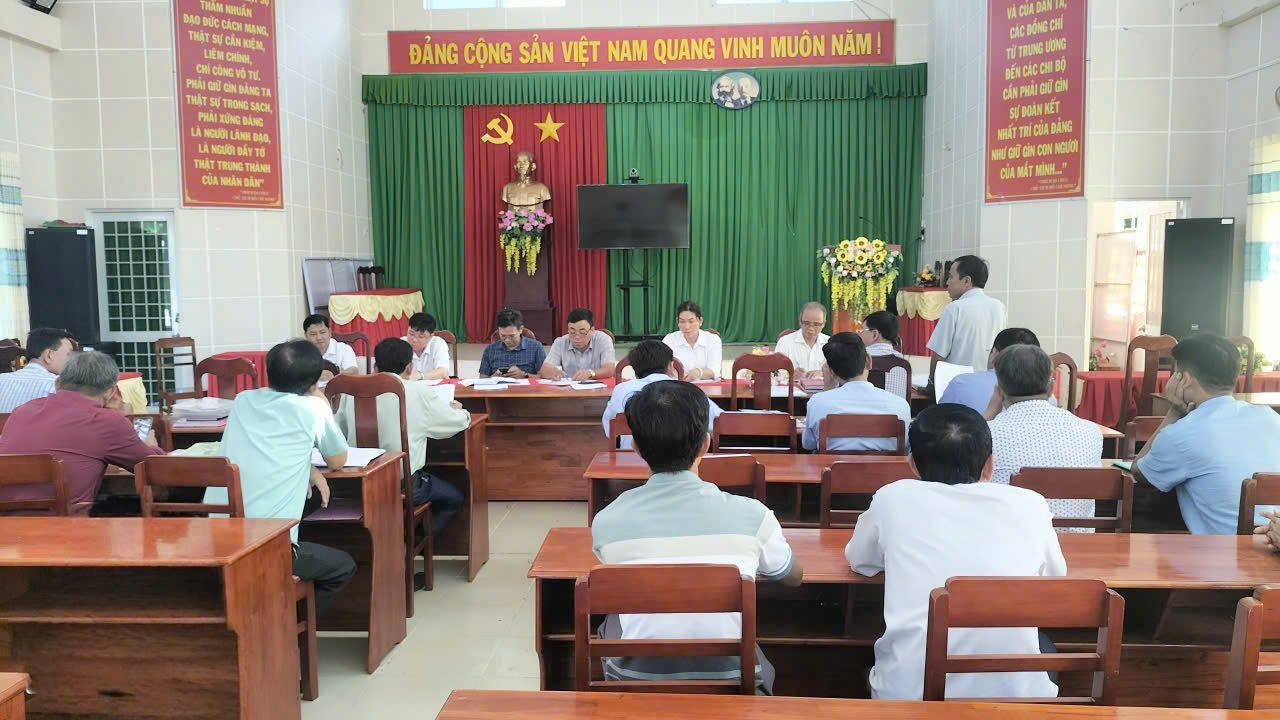 Đảng Ủy xã Vĩnh Xuân giám sát tình hình thực hiện Nghị Quyết và công tác xây dựng Đảng 6 tháng đầu năm 2026